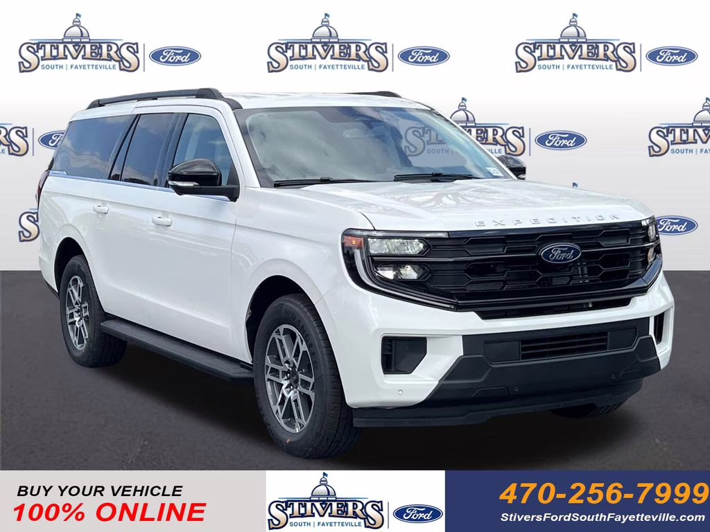 2026 White Metallic Ford Expedition Max Active RWD SUV