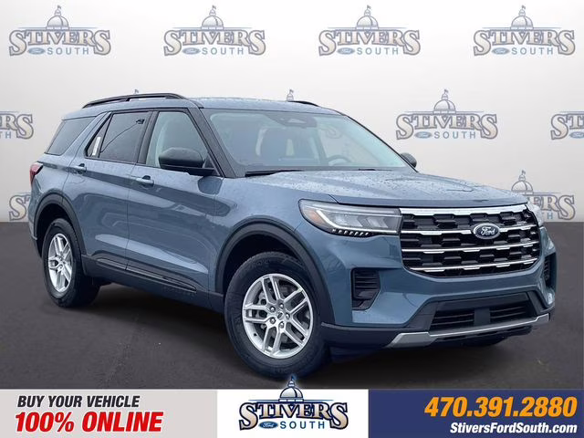 2026 Vapor Blue Ford Explorer Active RWD SUV