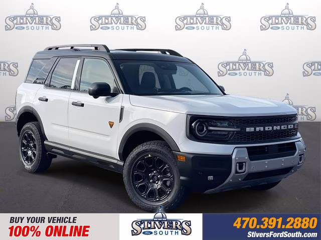 2025 Oxford White Ford Bronco Sport Badlands 4X4 SUV