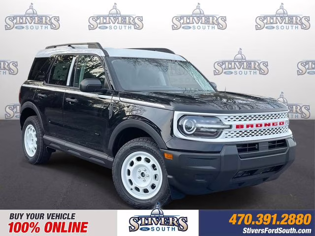 2025 Shadow Black Ford Bronco Sport Heritage 4X4 SUV