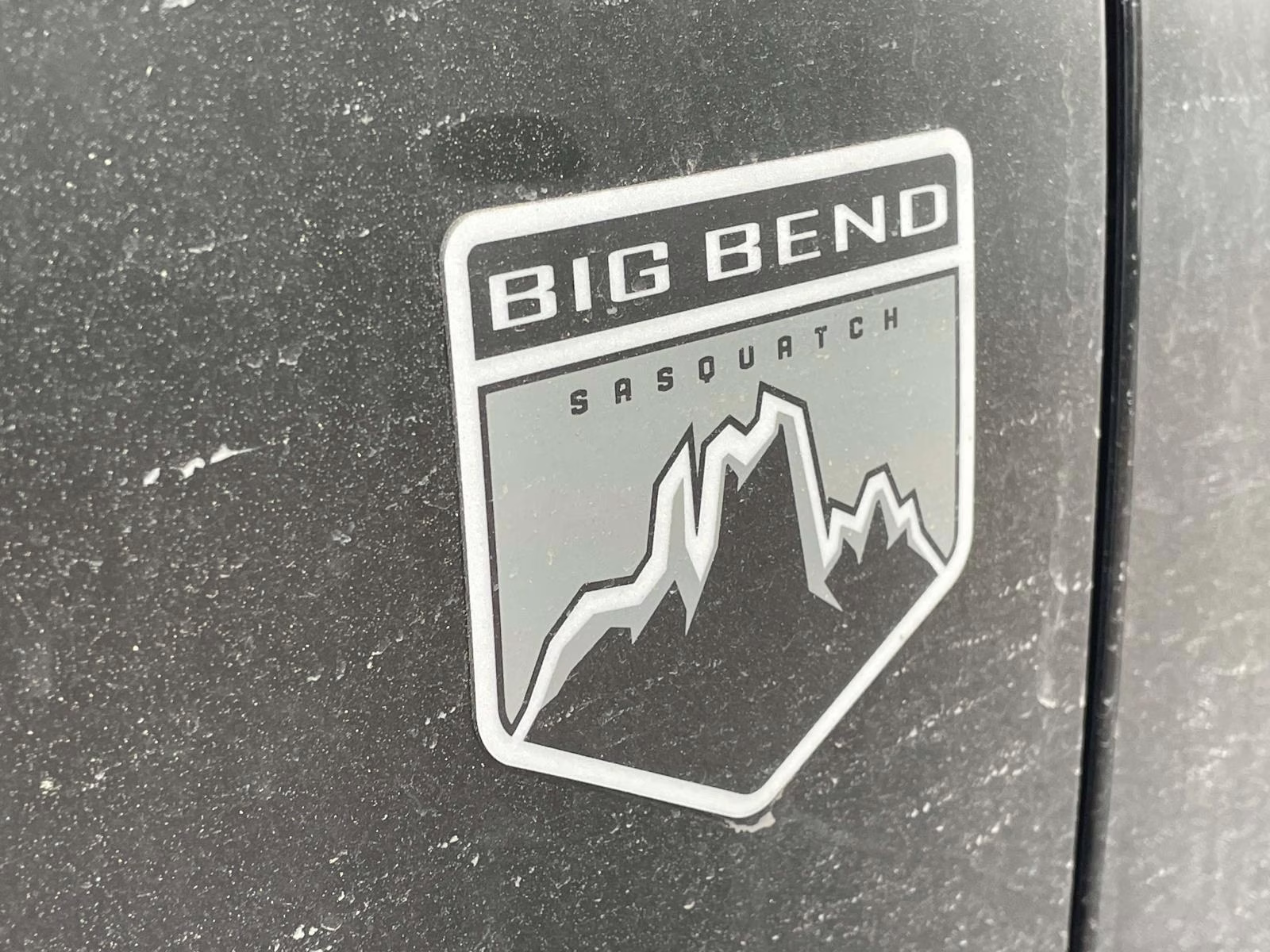 2025 Shadow Black Ford Bronco Big Bend 4X4 SUV