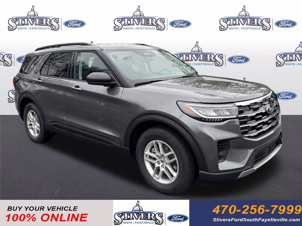 2026 Gray Metallic Ford Explorer Active RWD SUV