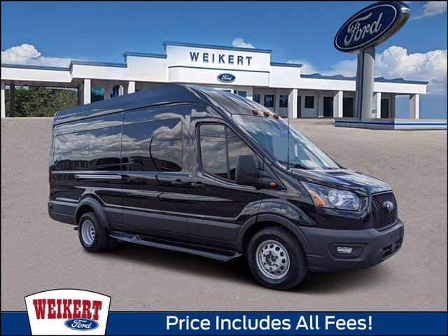 2024 Black Metallic Ford Transit-350 Base AWD Van