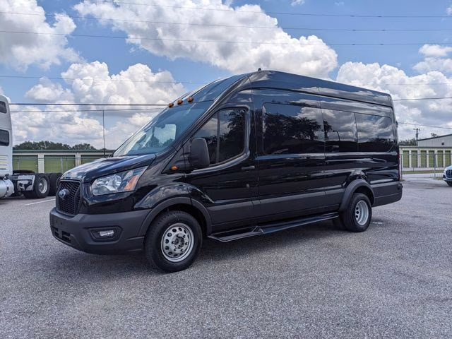 2024 Black Metallic Ford Transit-350 Base AWD Van