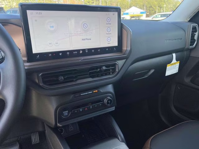 2025 Oxford White Ford Bronco Sport Outer Banks 4X4 SUV