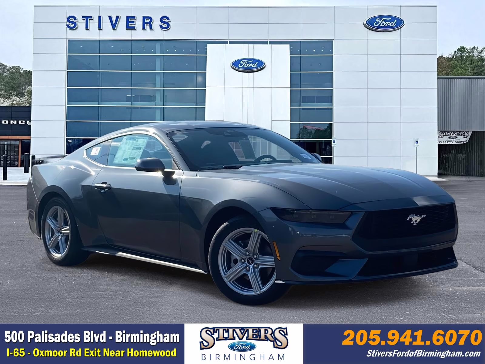 2026 Gray Metallic Ford Mustang EcoBoost RWD Coupe