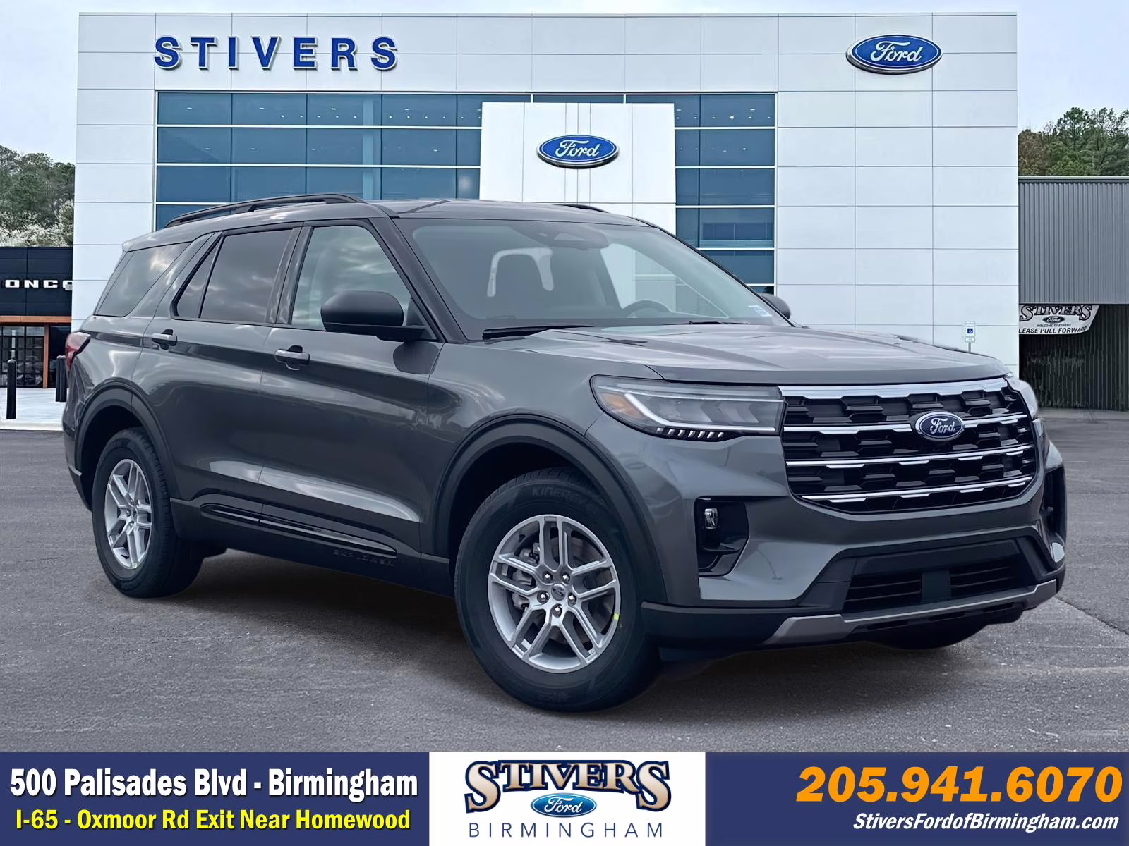 2026 Carbonized Gray Metallic Ford Explorer Active RWD SUV