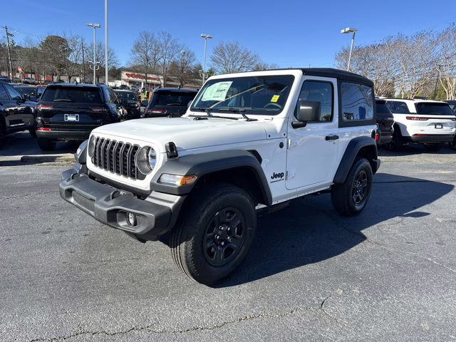 2026 Bright White Clearcoat Jeep Wrangler Sport 4X4 Convertible