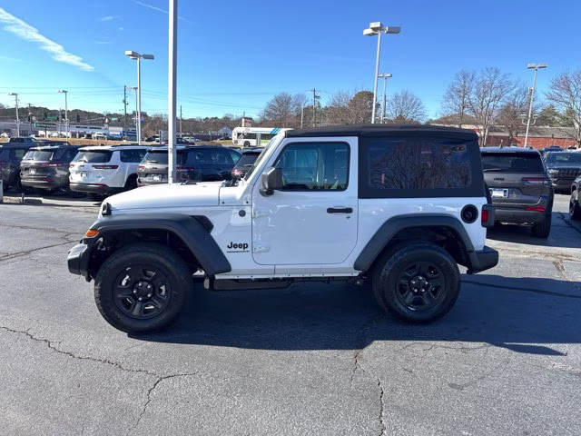 2026 Bright White Clearcoat Jeep Wrangler Sport 4X4 Convertible