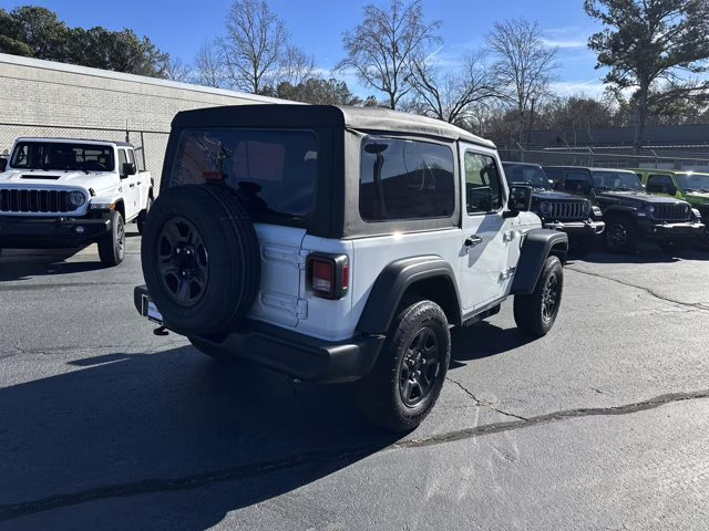 2026 Bright White Clearcoat Jeep Wrangler Sport 4X4 Convertible