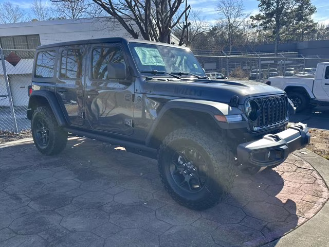 2026 Granite Crystal Metallic Clearcoat Jeep Wrangler Willys 4X4 Convertible