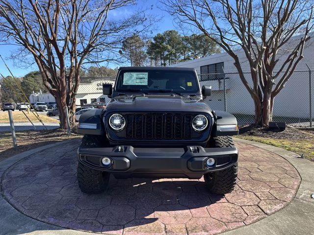 2026 Granite Crystal Metallic Clearcoat Jeep Wrangler Willys 4X4 Convertible
