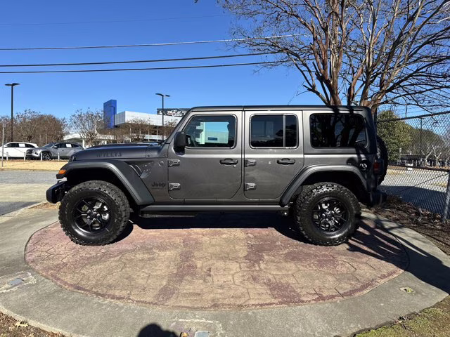 2026 Granite Crystal Metallic Clearcoat Jeep Wrangler Willys 4X4 Convertible