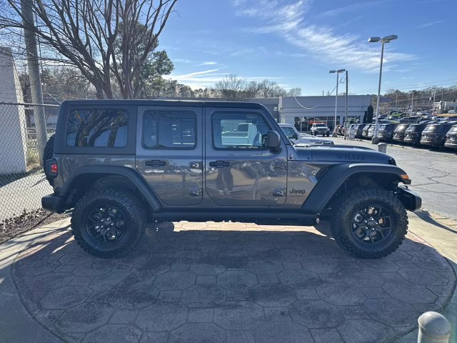 2026 Granite Crystal Metallic Clearcoat Jeep Wrangler Willys 4X4 Convertible