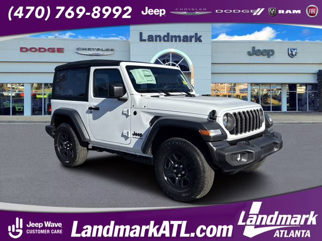 2026 Bright White Clearcoat Jeep Wrangler Sport 4X4 Convertible