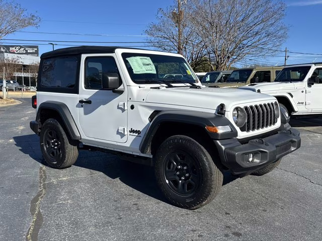 2026 Bright White Clearcoat Jeep Wrangler Sport 4X4 Convertible