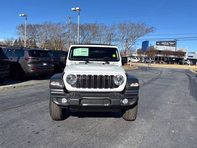 2026 Bright White Clearcoat Jeep Wrangler Sport 4X4 Convertible
