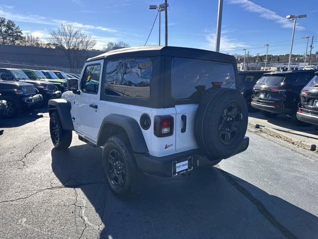2026 Bright White Clearcoat Jeep Wrangler Sport 4X4 Convertible
