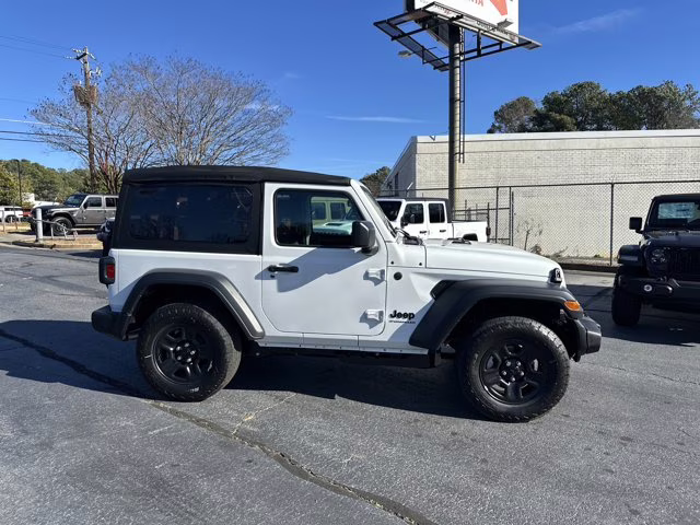 2026 Bright White Clearcoat Jeep Wrangler Sport 4X4 Convertible