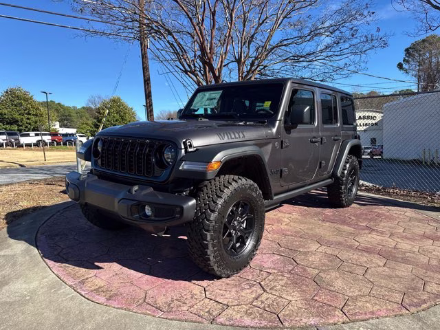 2026 Granite Crystal Metallic Clearcoat Jeep Wrangler Willys 4X4 Convertible
