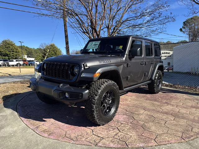 2026 Granite Crystal Metallic Clearcoat Jeep Wrangler Willys 4X4 Convertible