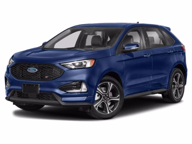 2022 Blue Metallic Ford Edge SEL AWD