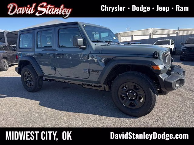2026 Anvil Clearcoat Jeep Wrangler Sport 4X4 SUV