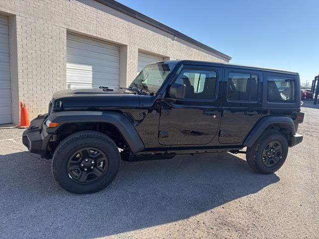2026 Black Clearcoat Jeep Wrangler Sport 4X4 SUV
