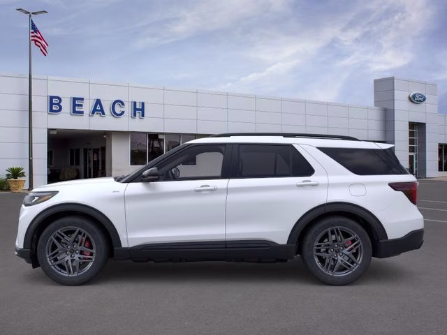 2026 White Metallic Ford Explorer ST-Line 4X4 SUV