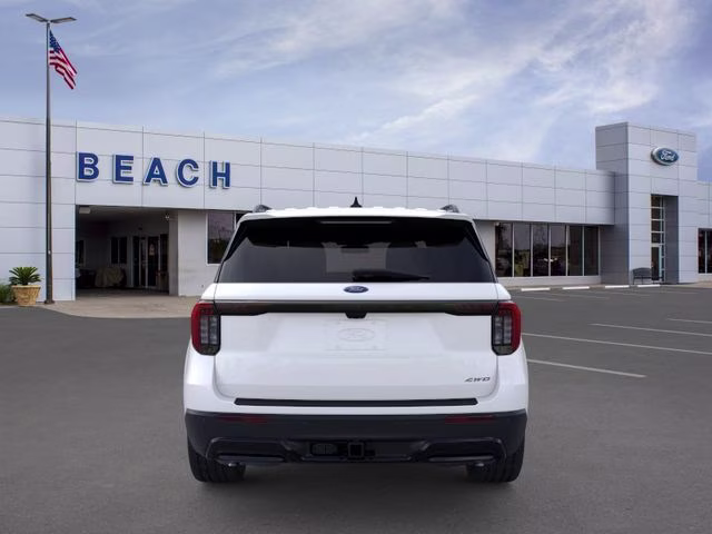 2026 White Metallic Ford Explorer ST-Line 4X4 SUV