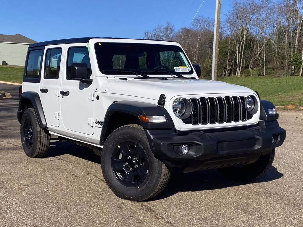 2026 bright white clearcoat Jeep Wrangler Sport 4X4 SUV