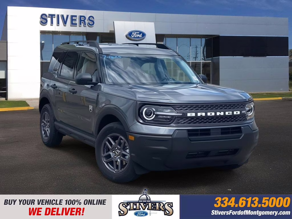 2025 Carbonized Gray Metallic Ford Bronco Sport Big Bend 4X4 SUV