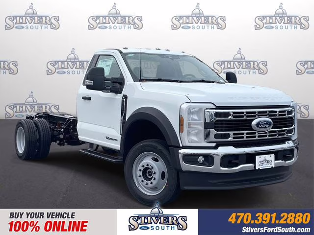 2026 Oxford White Ford Super Duty F-450 DRW XL 4X4 Chassis