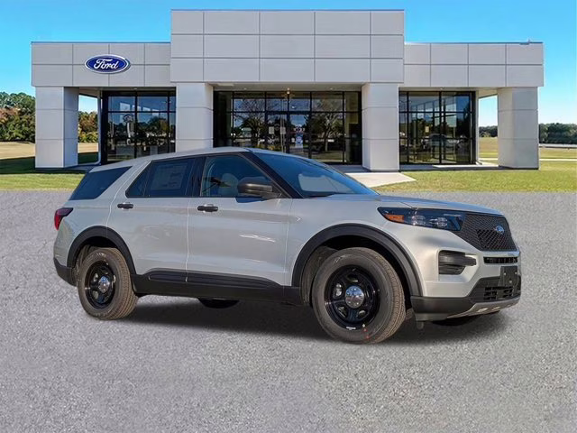 2026 Silver Gray Metallic Ford Police Interceptor Utility AWD SUV