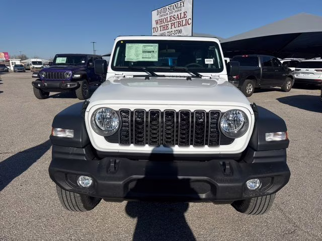 2026 Bright White Clearcoat Jeep Wrangler Sport 4X4 SUV