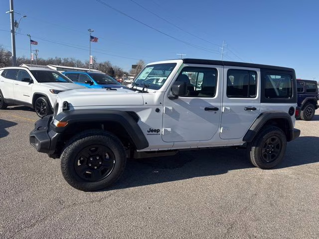 2026 Bright White Clearcoat Jeep Wrangler Sport 4X4 SUV