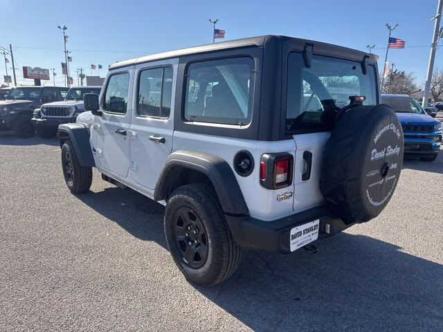 2026 Bright White Clearcoat Jeep Wrangler Sport 4X4 SUV