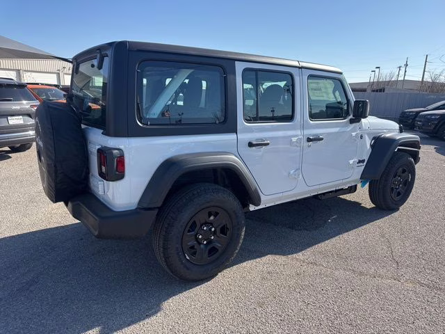 2026 Bright White Clearcoat Jeep Wrangler Sport 4X4 SUV