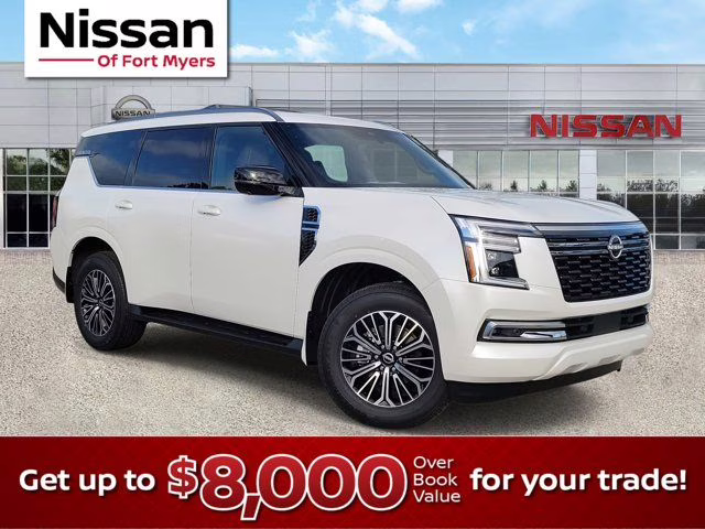 2026 Aspen White Tricoat Nissan Armada SL RWD SUV