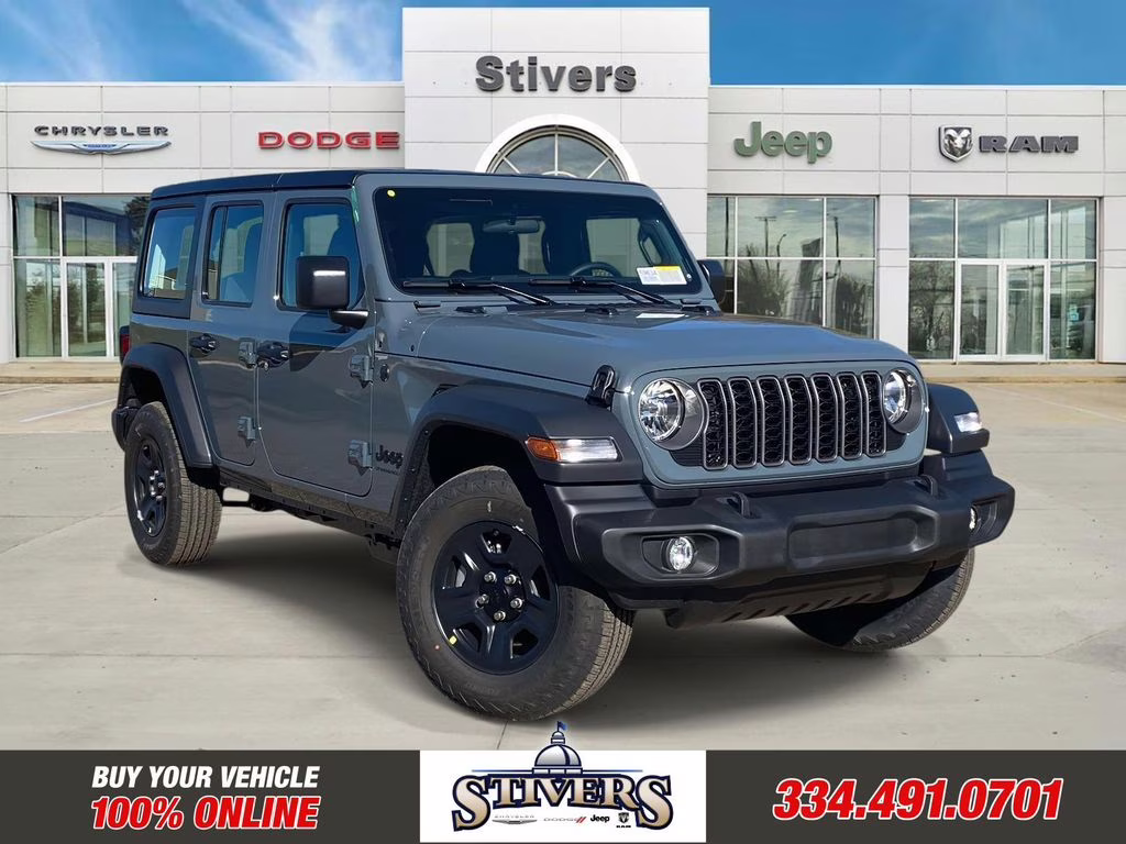 2026 Anvil Clear Coat Jeep Wrangler Sport 4X4 SUV