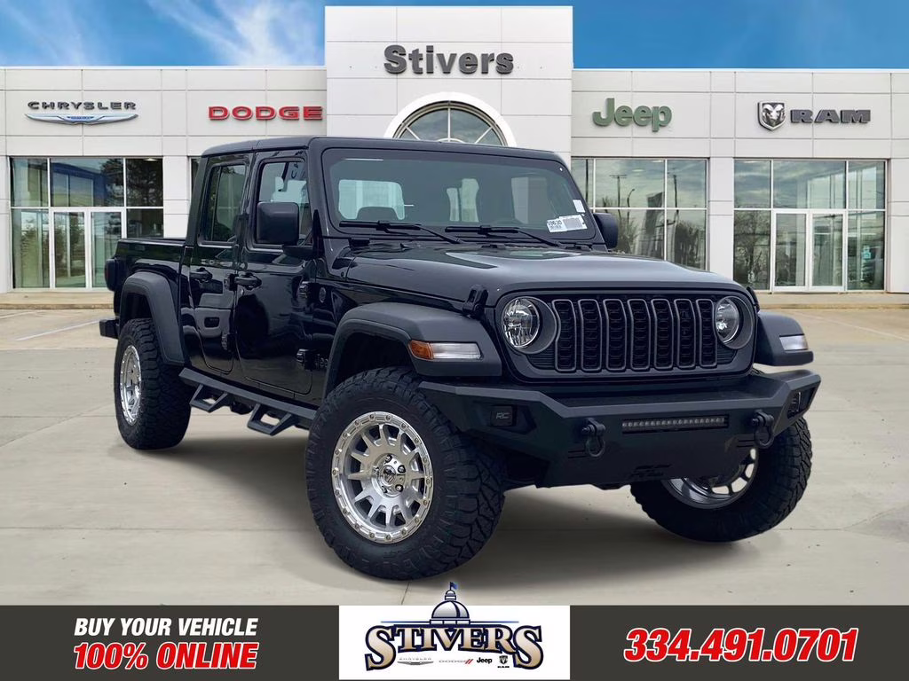 2026 Black Clearcoat Jeep Gladiator Sport 4X4 Truck