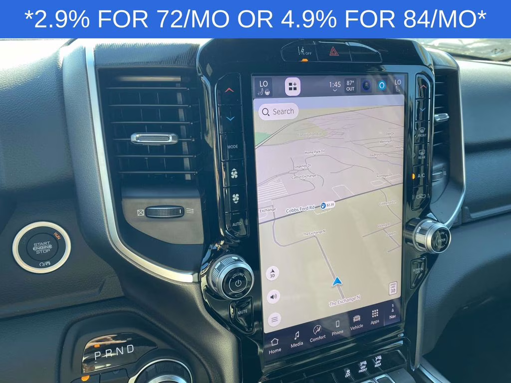 2026 Diamond Black Crystal Pearlcoat Ram 1500 Big Horn/Lone Star 4X4 Truck