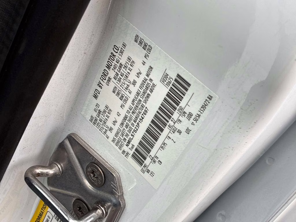 2023 Frozen White Ford Transit Connect XL FWD Van