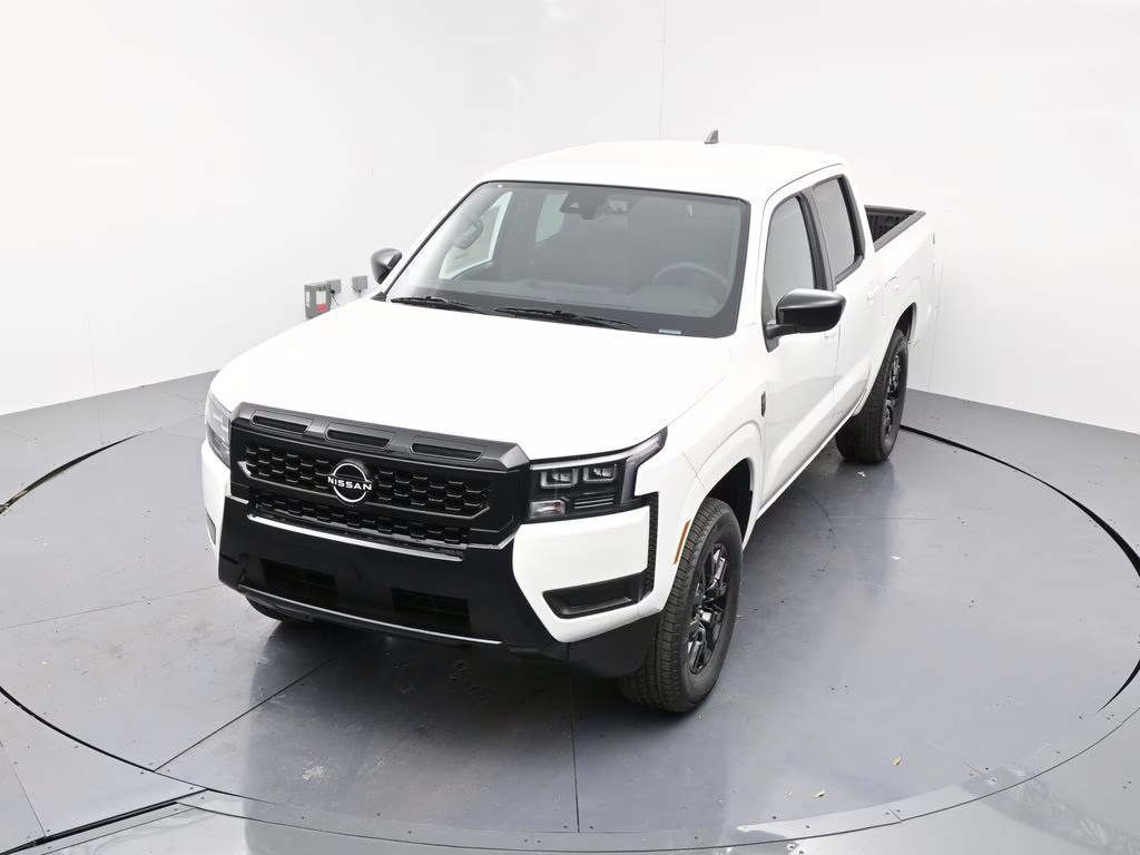 2026 Glacier White Nissan Frontier SV RWD Truck