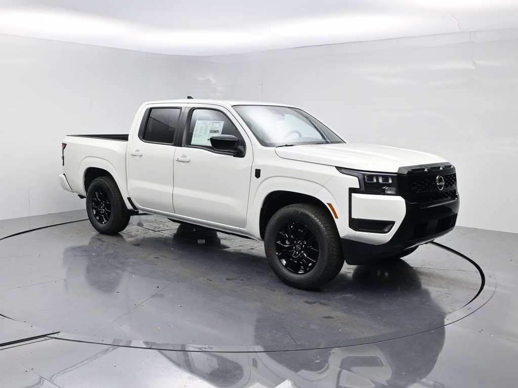 2026 Glacier White Nissan Frontier SV RWD Truck