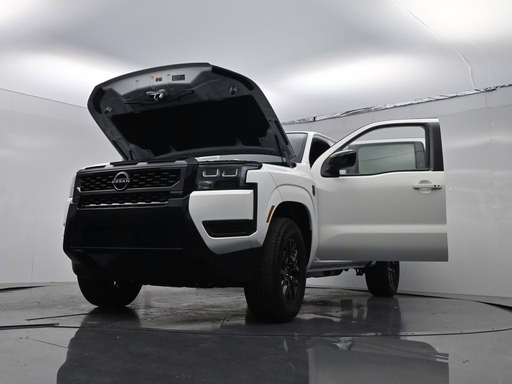 2026 Glacier White Nissan Frontier SV RWD Truck