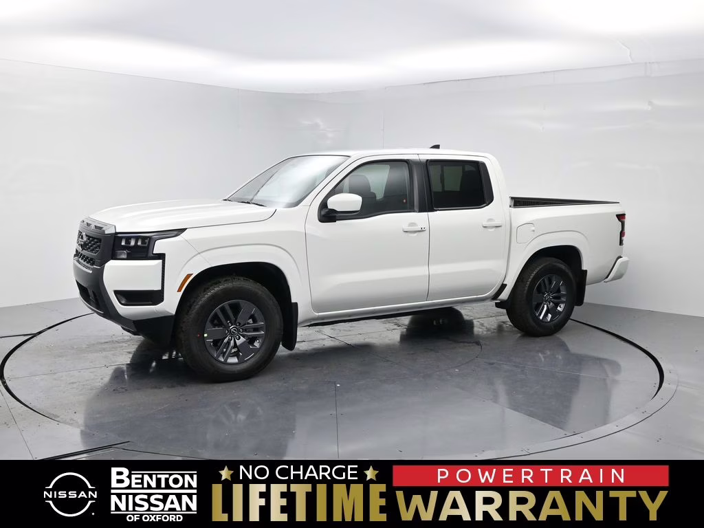 2026 Glacier White Nissan Frontier SV RWD Truck