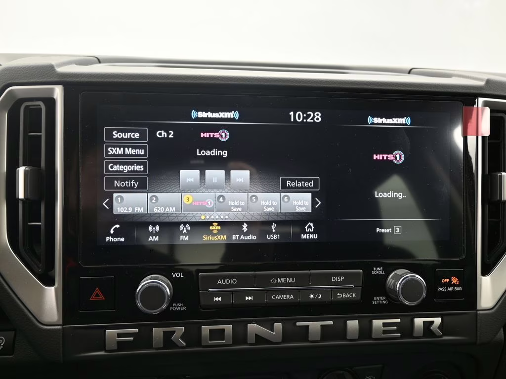 2026 Glacier White Nissan Frontier SV RWD Truck