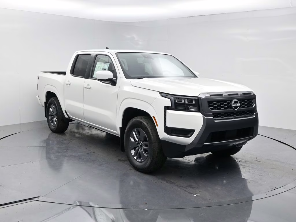 2026 Glacier White Nissan Frontier SV RWD Truck