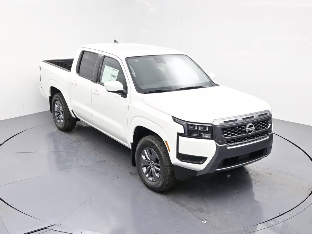 2026 Glacier White Nissan Frontier SV RWD Truck